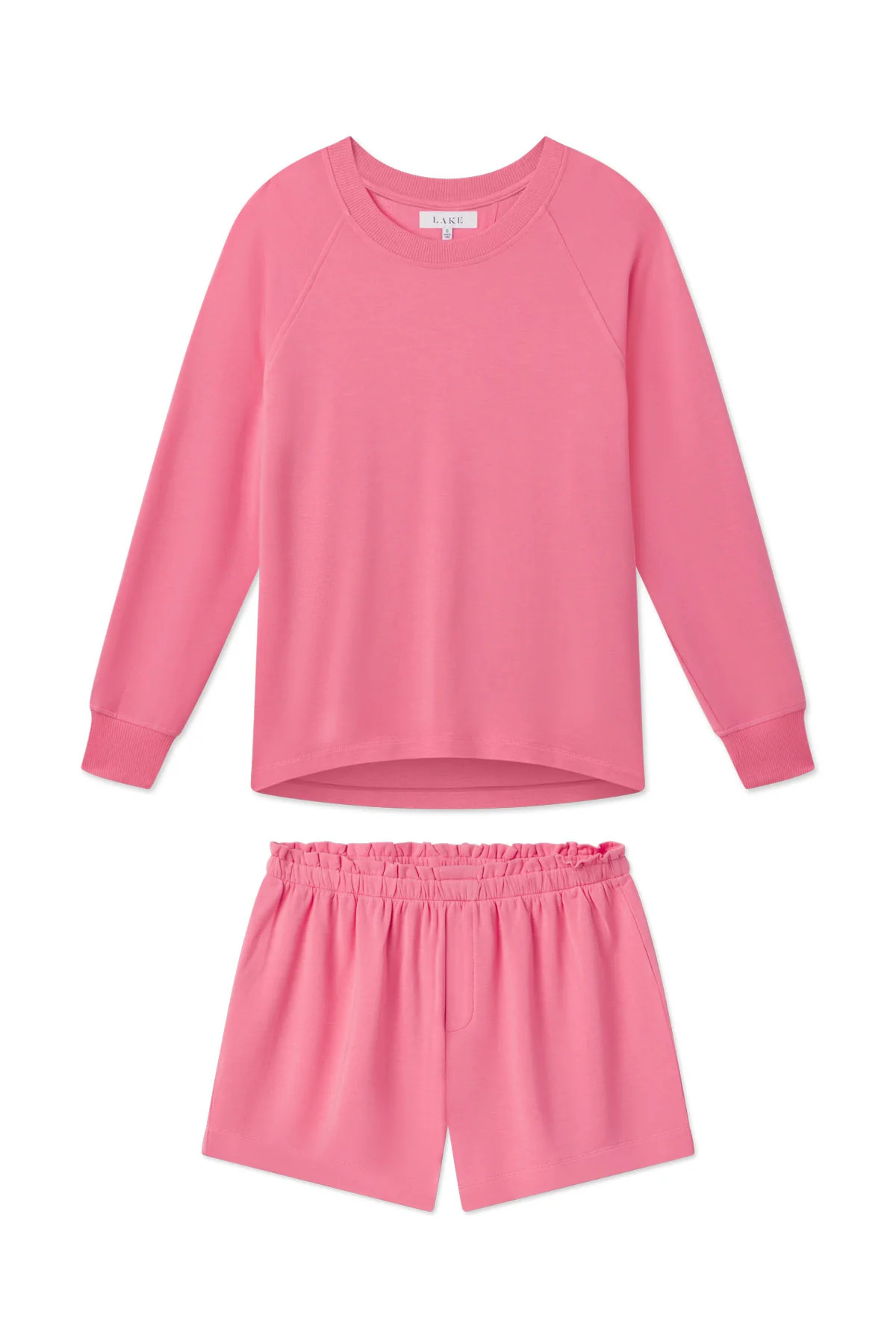 Relax Shorts Set in Sunkissed Coral | Lake Pajamas