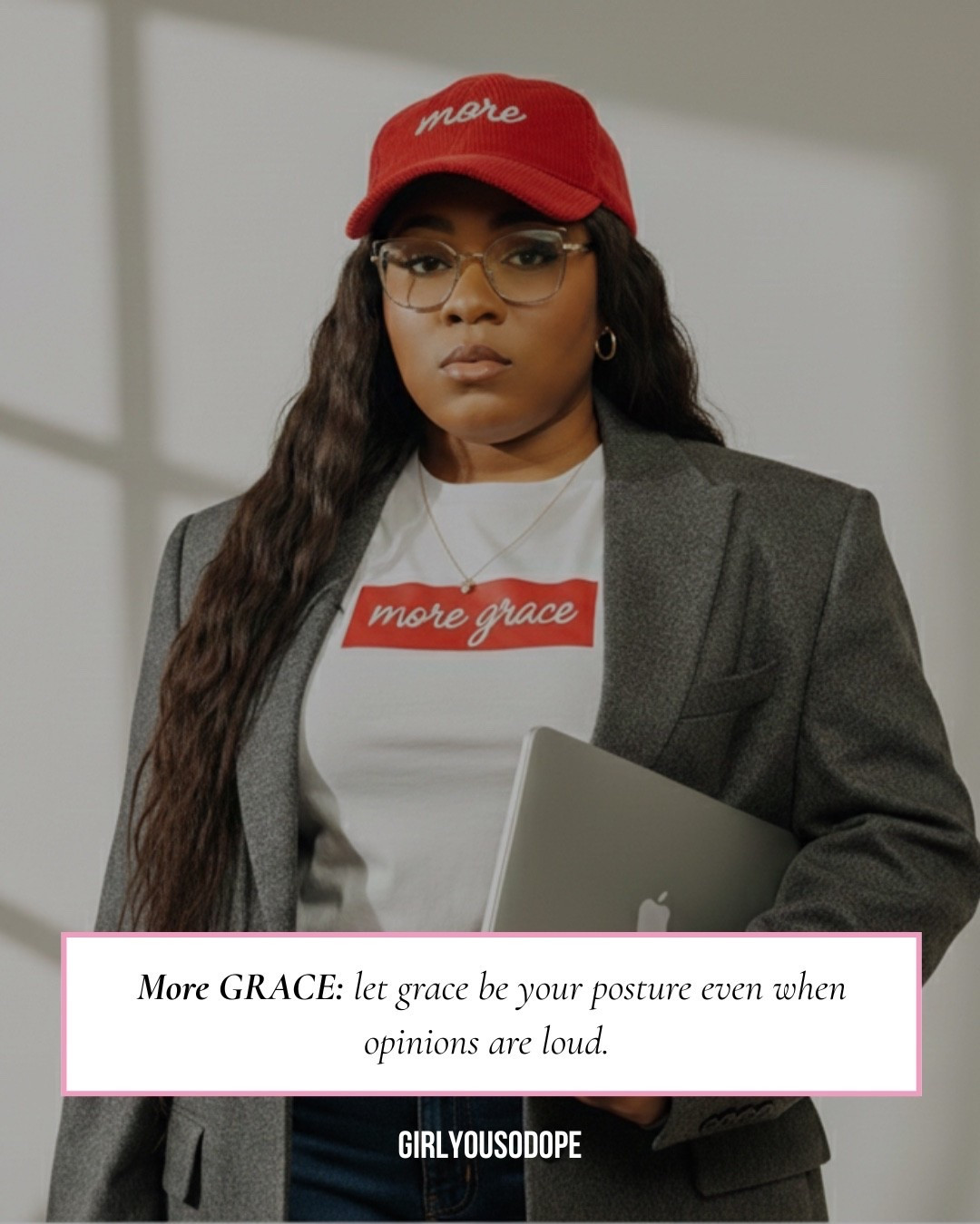 More GRACE 🤍

Hey my luvs, let grace be your posture—even when opinions are loud. In a world full of commentary, I’m choosing peace, softness, and growth. I don’t need to explain my process, defend my becoming, or dim my light. Grace is how I move, how I heal, and how I show up.

If you’ve been carrying the weight of what others think, this is your reminder: you’re allowed to move differently. Grace looks good on you.

Girl You So Dope ✨
Itsalovelydeh x AllThingsDeh

—
Share this with someone who needs permission to choose grace

#LTKBeauty #LTKstorytime #LTKPetite