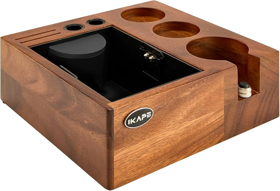 IKAPE V2 Espresso Knock Box, 54MM Espresso Coffee Organizer Box Fit for Storage 51 to 54MM Espres... | Amazon (US)