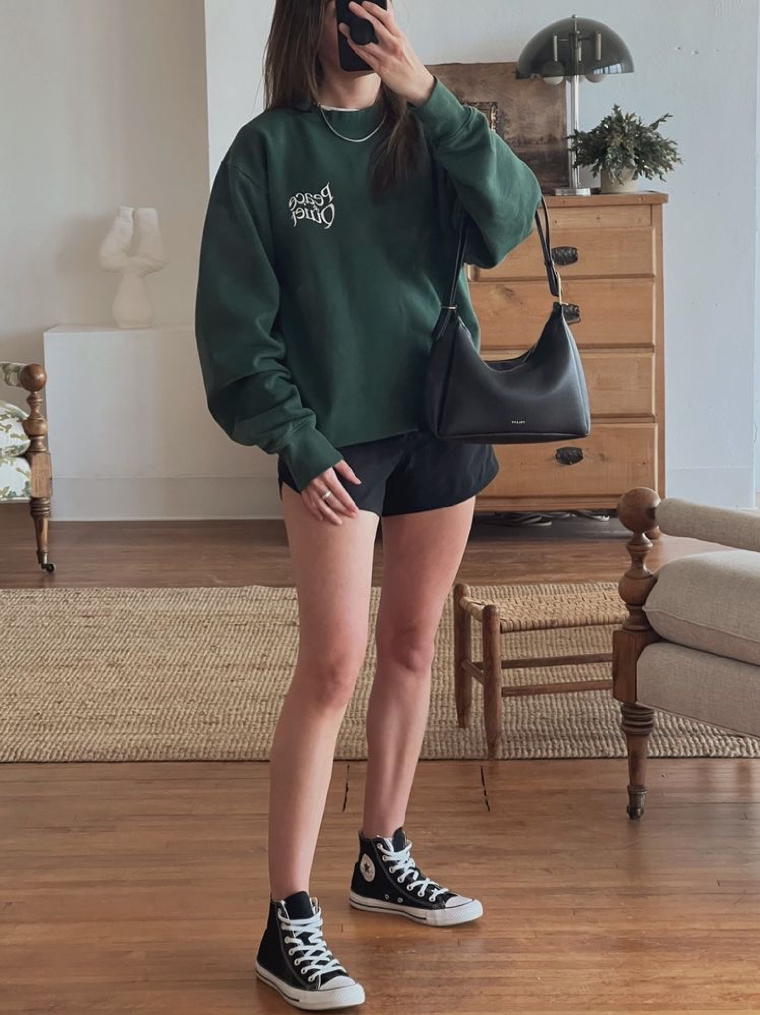 Sweatshirt outfit / Minimalist aesthetic / sporty aesthetic / converse chuck taylor outfit / casual classic outfit

#LTKFind #LTKfit #LTKunder100