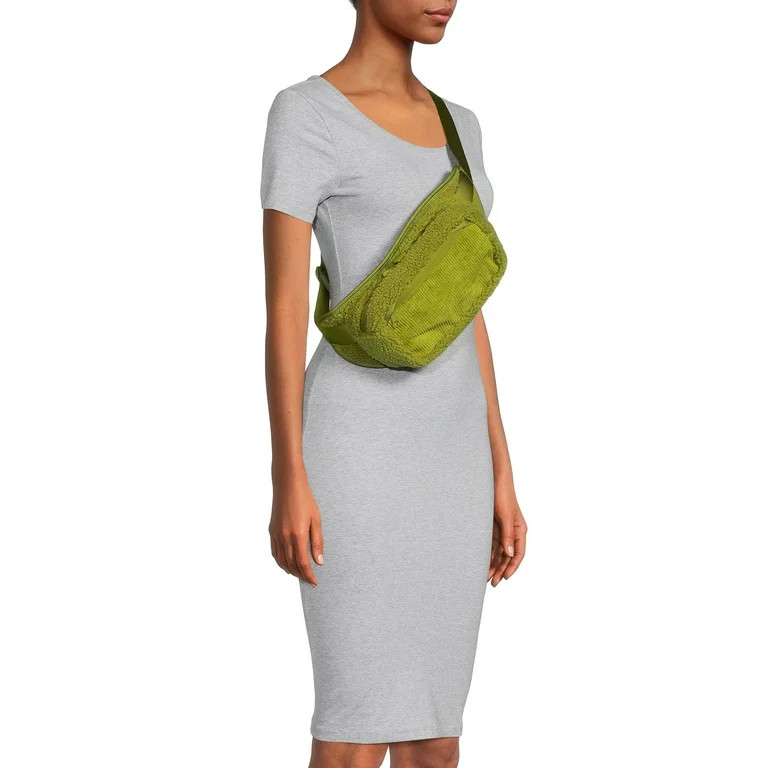 No Boundaries Women's Hands Free Rectangular Fanny Pack New Spritz - Walmart.com | Walmart (US)