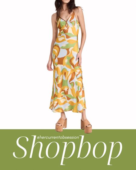 A fun print slip dress! 

Summer outfit, summer dress 

#LTKWedding #LTKFindsUnder100 #LTKSeasonal