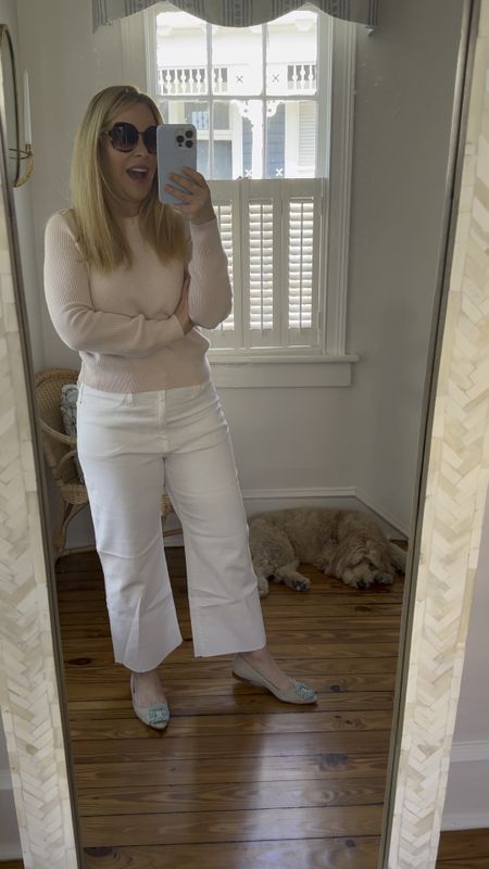 The best jeans I’ve tried on in awhile. 
I’m 5’2. These come in 3 lengths and 3 colors.  If you do white size up! 

#LTKVideo #LTKstyletip #LTKfindsunder100