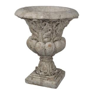 A & B Home Danna Weathered Antique Ceramic Garden Urn D1250 | The Home Depot