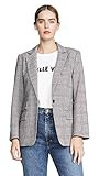 Joie Women's Aalyah Blazer, Caviar, Black, Grey, Plaid, 8 | Amazon (US)