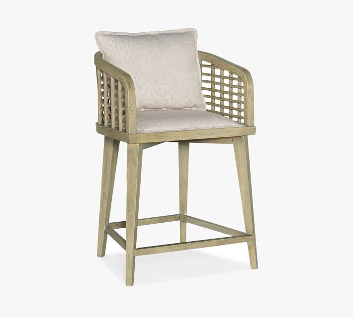 Anders Swivel Counter Stool | Pottery Barn | Pottery Barn (US)