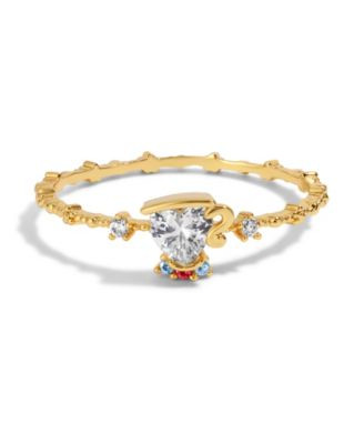 Girls Crew Disney Multi-Color Beauty the Beast Chip Ring - Macy's | Macy's