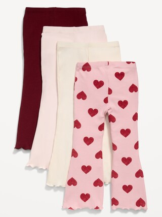 Ribbed Flare-Leg Leggings 4-Pack for Toddler Girls | Old Navy (US)