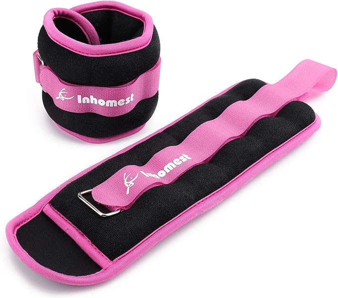 Inhomest Ankle Weights for Women Men Kids 1 Pair, Strength Training Leg Wrist Hand Arm Weighted w... | Amazon (US)