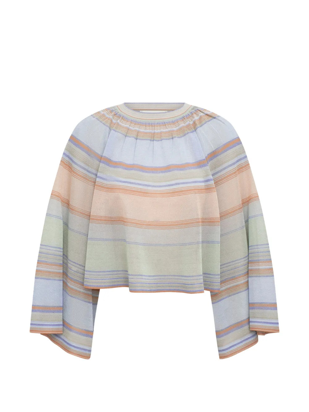 ZIMMERMANNIndra bell-sleeved top | Farfetch Global