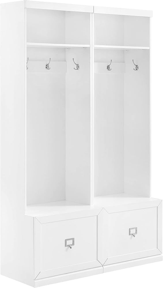 Crosley Furniture Harper 2-Piece Hall Tree Entryway Set with Storage Bench and Coat Rack Hooks fo... | Amazon (US)