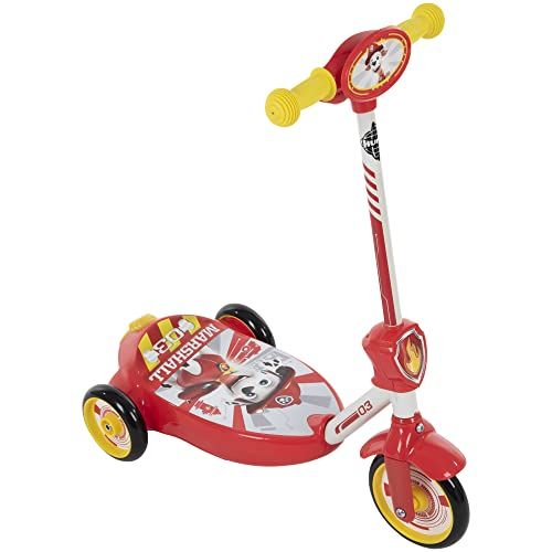 Huffy Paw Patrol Marshall 6V Bubble Scooter Ride On Toy for Kids, Red | Amazon (US)