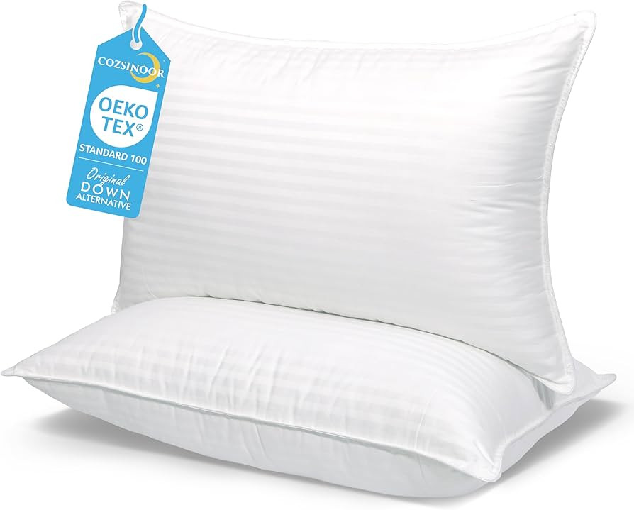 COZSINOOR Bed Pillows for Sleeping Queen Size - Hotel Quality Set of 2 - Breathable Cooling Down ... | Amazon (US)