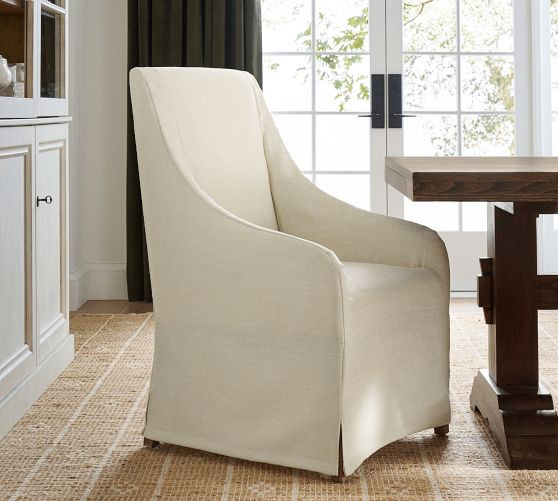 York Slipcovered Dining Chair | Pottery Barn (US)