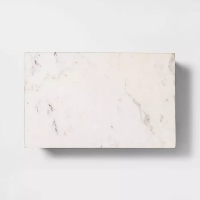 13.4" x 8.4" x 4.1" Marble Serving Stand Gold - Project 62™ | Target