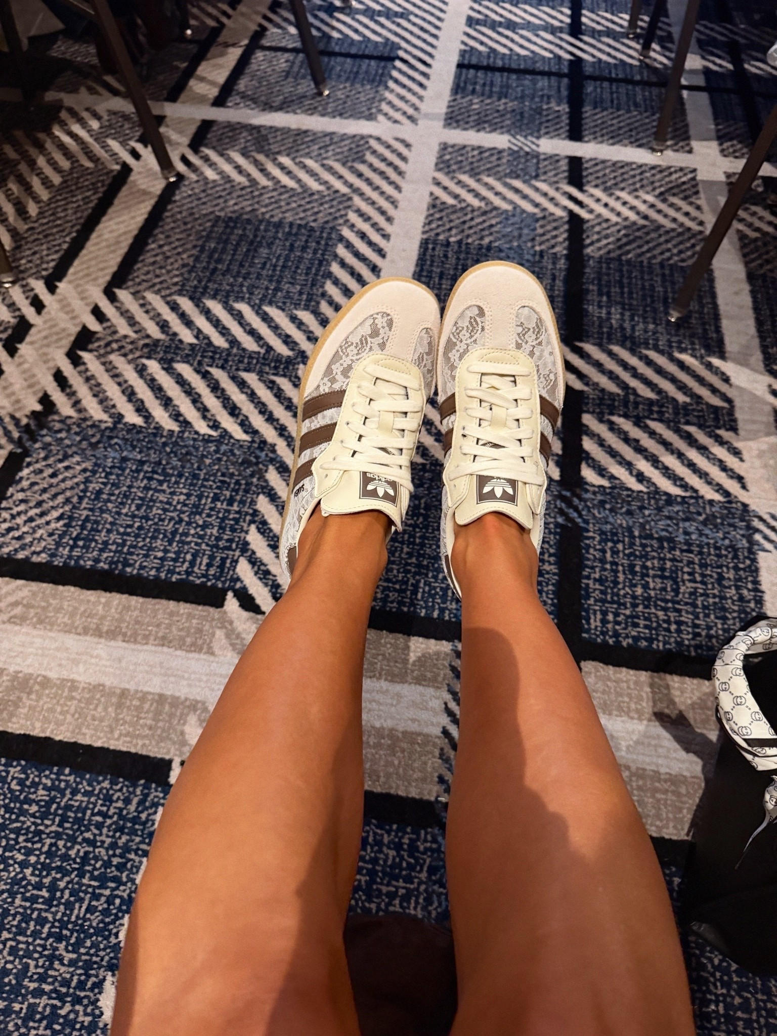 Loving my new Sambas!!!!! 
Chocolate brown, lace

#LTKdayinmylife #LTKgrwm #LTKootd