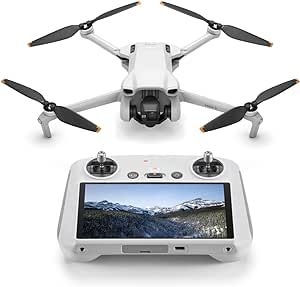 DJI Mini 3 (DJI RC) - Lightweight and Foldable Mini Camera Drone with 4K HDR Video, 38-min Flight... | Amazon (US)