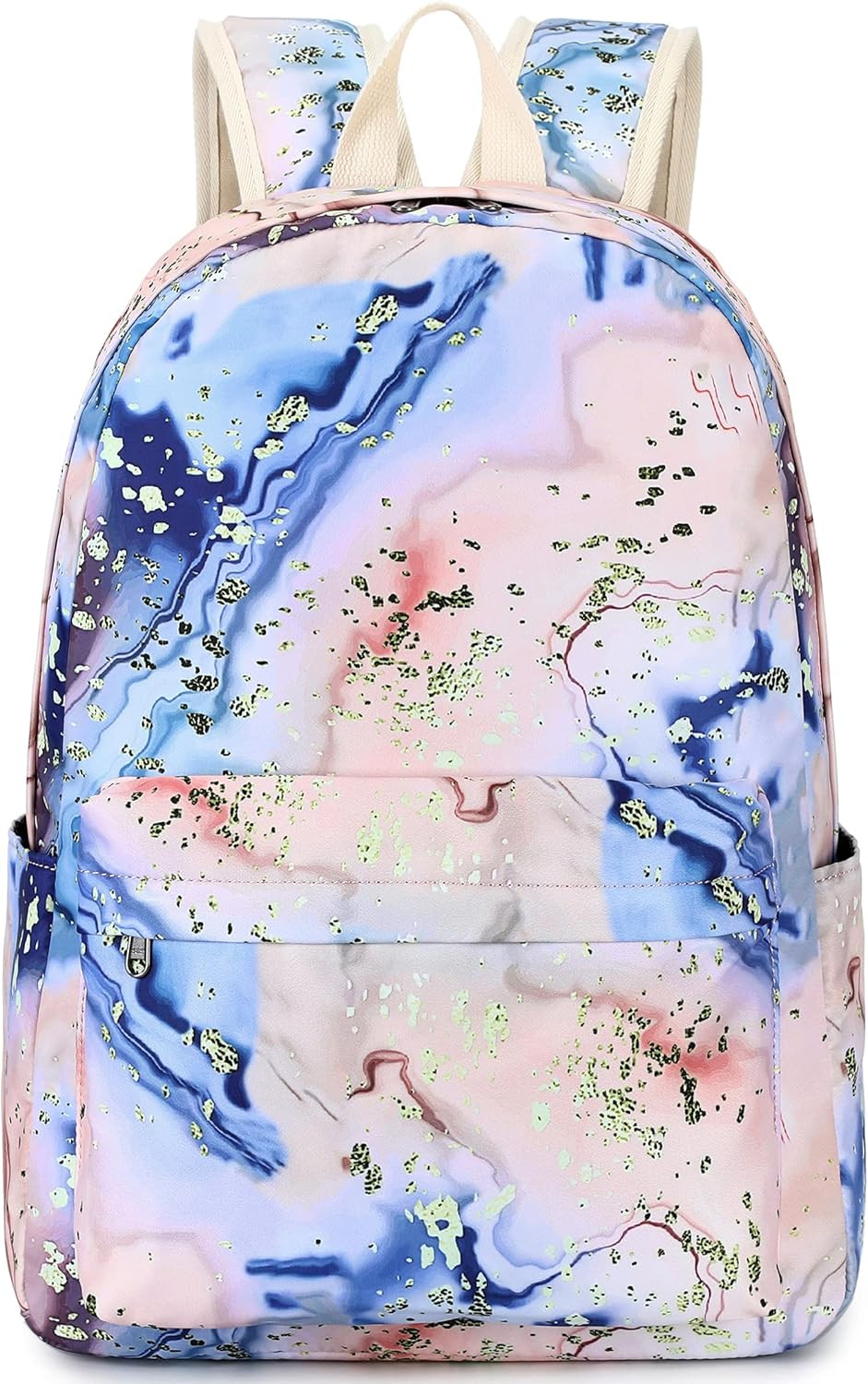 Backpack for Teen Girls School Laptop Backpacks Middle School College Marble Bookbags (Marble Ora... | Amazon (US)