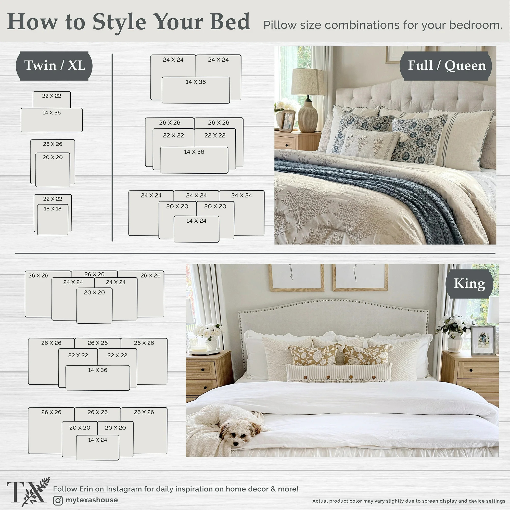 My Texas House Penelope 3-Piece Sage Trellis Microfiber Adult Quilt Set, Full/Queen | Walmart (US)