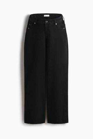 H & M - MAMA Before & After Wide Jeans - Black | H&M (UK, MY, IN, SG, PH, TW, HK)