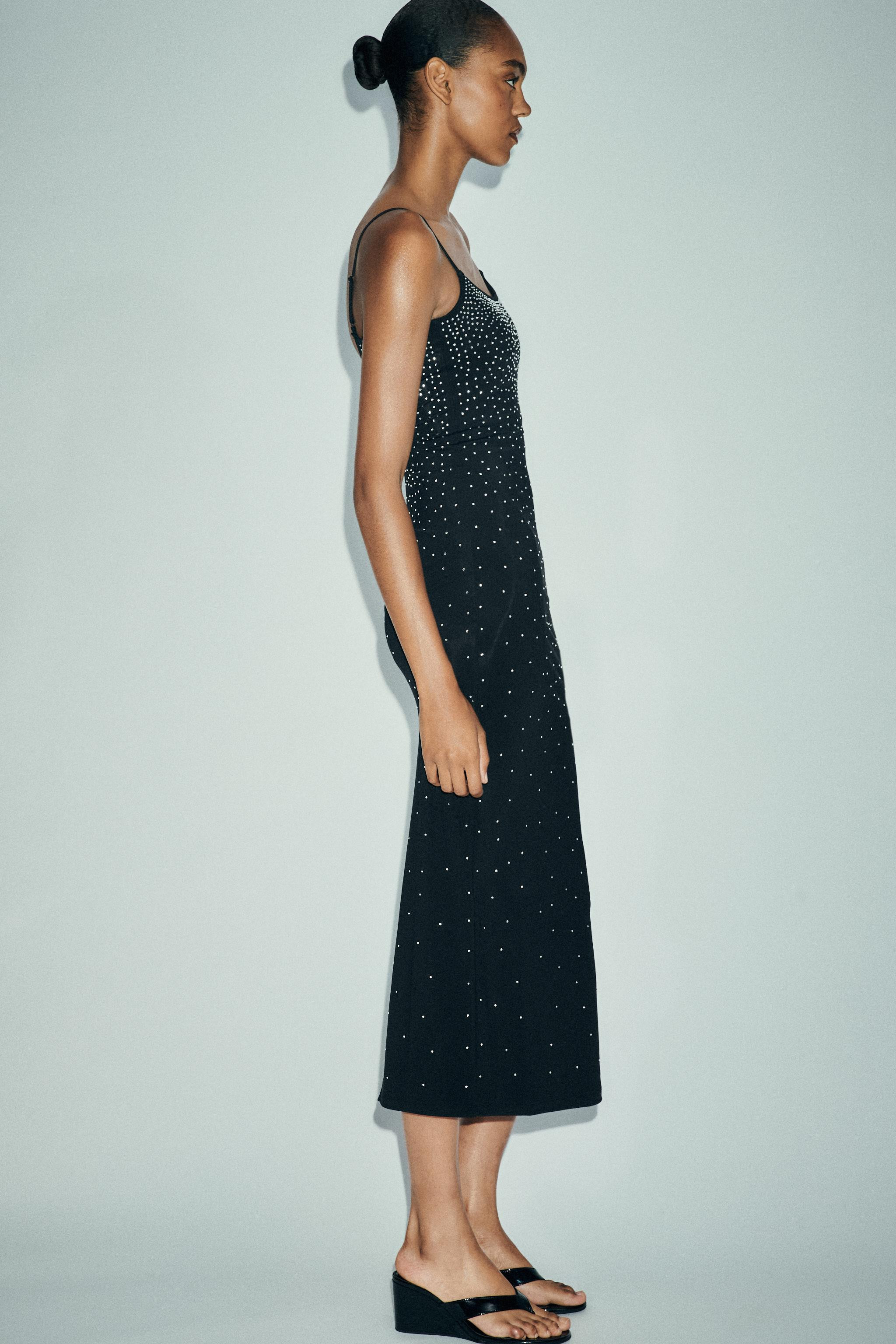 STRASS POLYAMIDE DRESS | Zara US