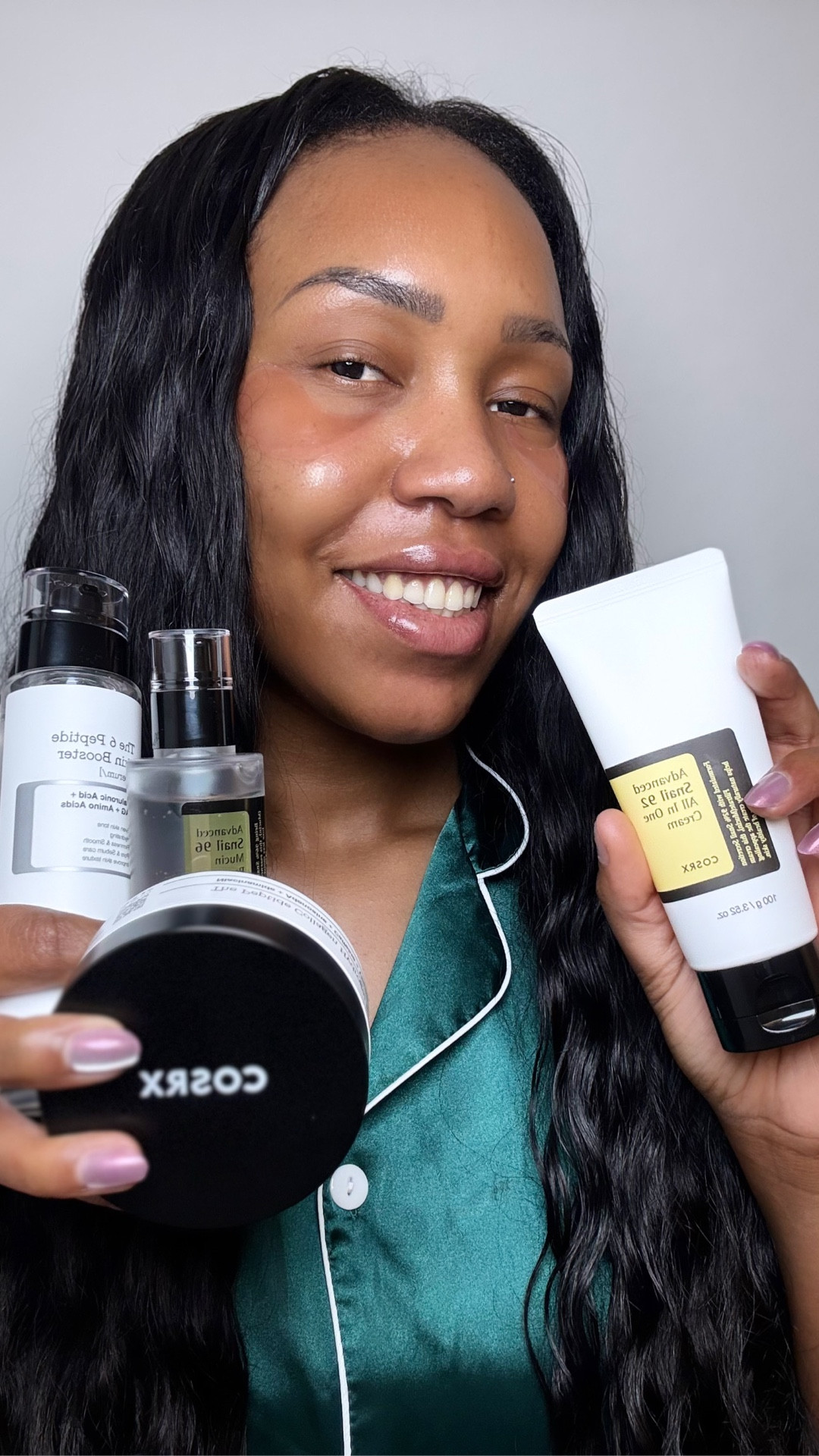  “Didn’t think I’d notice a difference this fast… 🐌”

But here I am, fully obsessed with my COSRX night routine. Three products, five minutes, and completely different skin by morning.

All linked above — honestly some of my favorite finds lately 🖤

#LTKmorningroutine #LTKBeauty #LTKselfcare