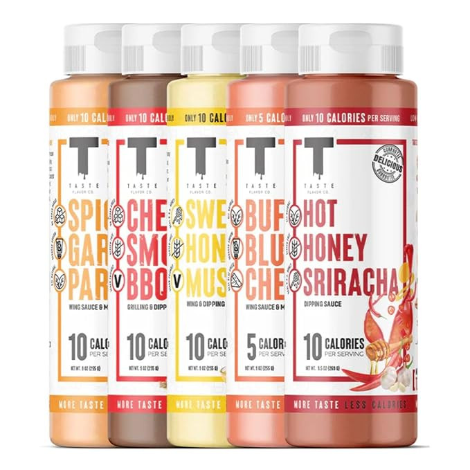 Taste Flavor Co. Grilling, Dipping Sauce and Marinade, Great Tasting, Low-Calorie Sauces, Keto Fr... | Amazon (US)
