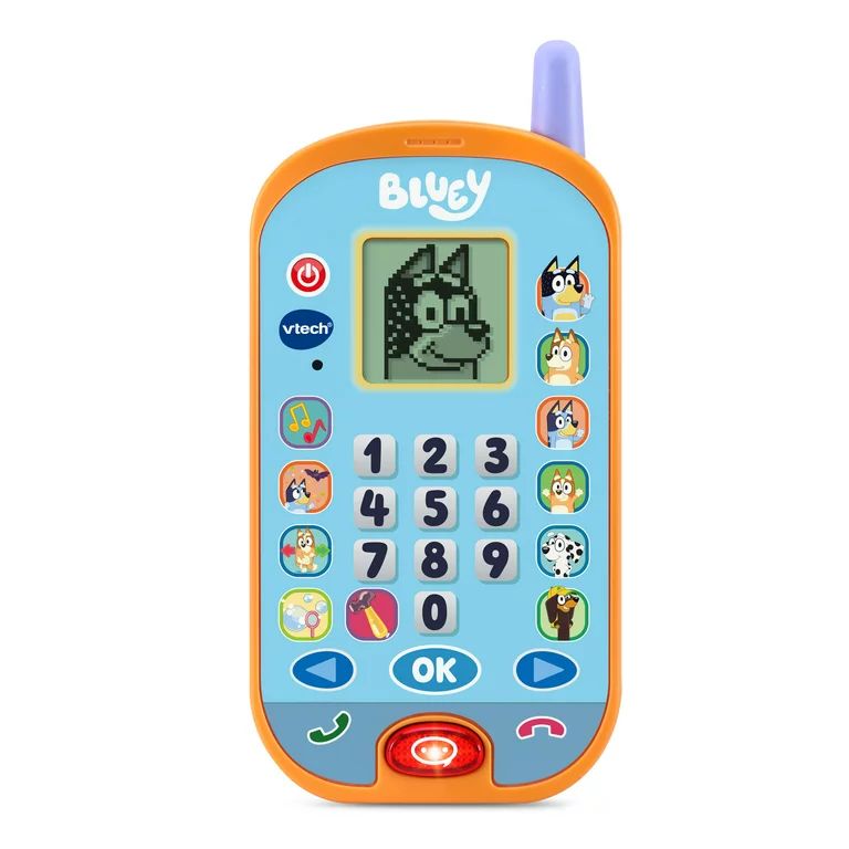VTech Bluey Ring Ring Phone With Pretend Phone Apps, Games and Voice Activation - Walmart.com | Walmart (US)