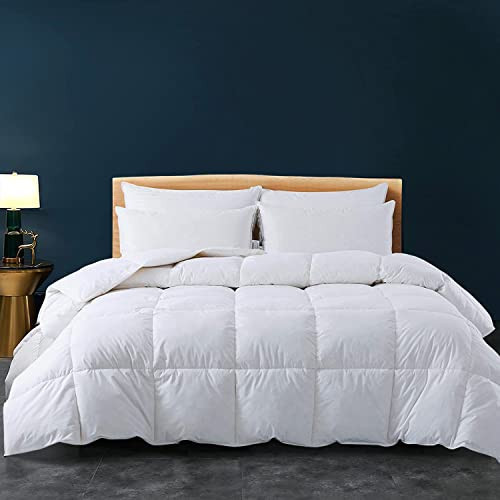 Cozynight Down Alternative Comforter Oversize King Comforters Duvet Insert with Corner Tabs-Breathable-Box Stitched Reversible Comforter (White, 116"x98") | Amazon (US)