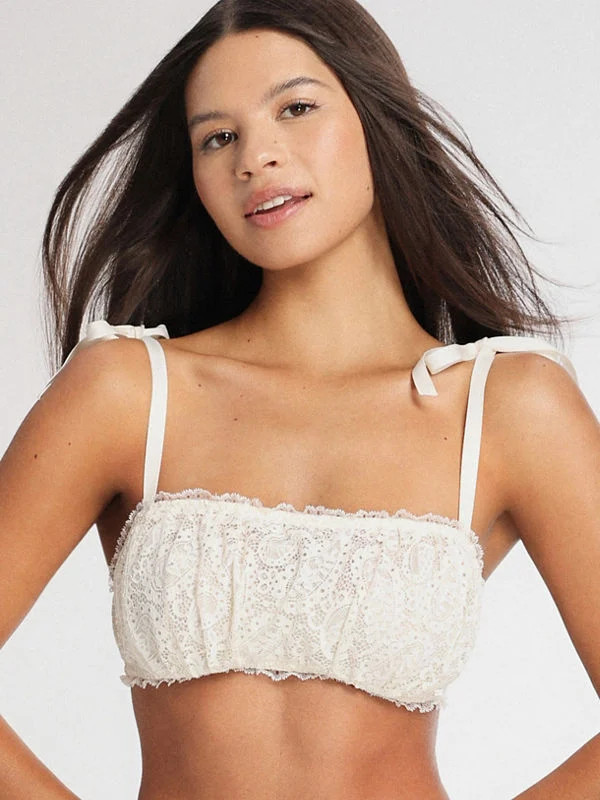 Paisley Smoke Lace Bralette | Savage X Fenty UK