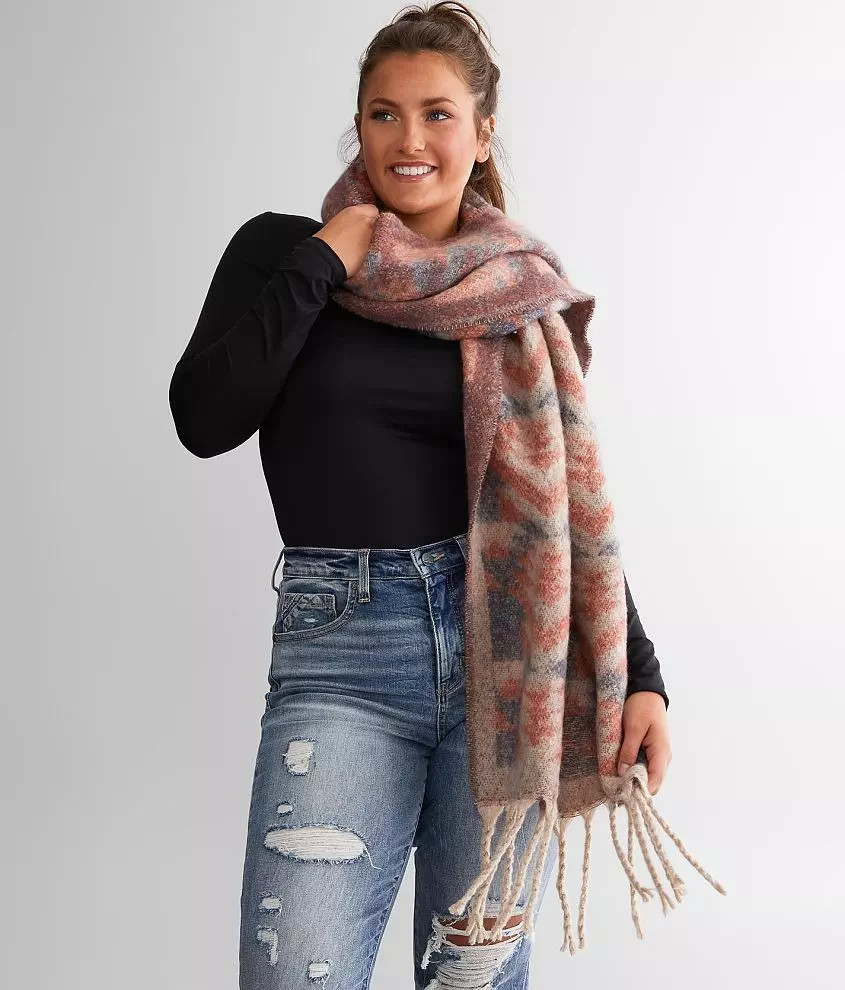 Blanket Fringe Scarf | Buckle