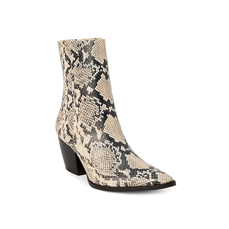 Matisse Caty Bootie | Women's | Taupe/Black Snake Print Leather | Size 5.5 | Boots | DSW
