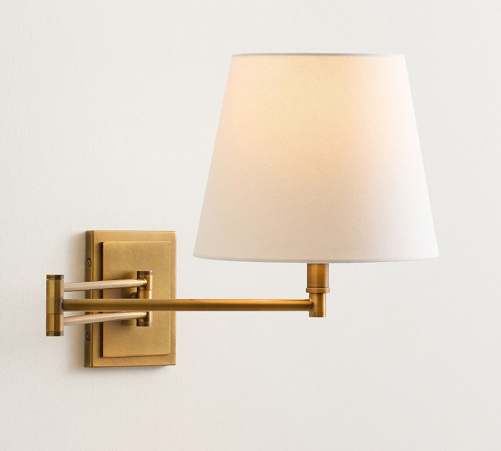 Leah Iron Swing Arm Sconce (14") | Pottery Barn (US)