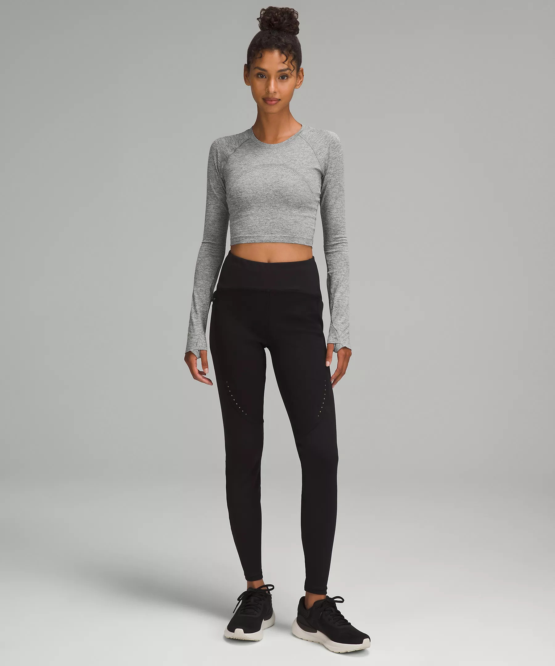 Swiftly Tech Cropped Long-Sleeve Shirt 2.0 | Lululemon (US)