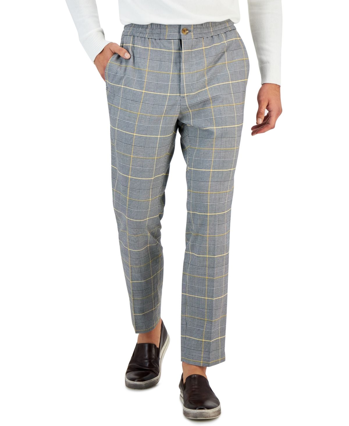 Club Room Men's Plaid Pants, Created for Macy's | Macys (US)
