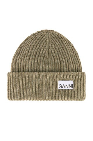 Structured Rib Beanie
                    
                    Ganni | Revolve Clothing (Global)