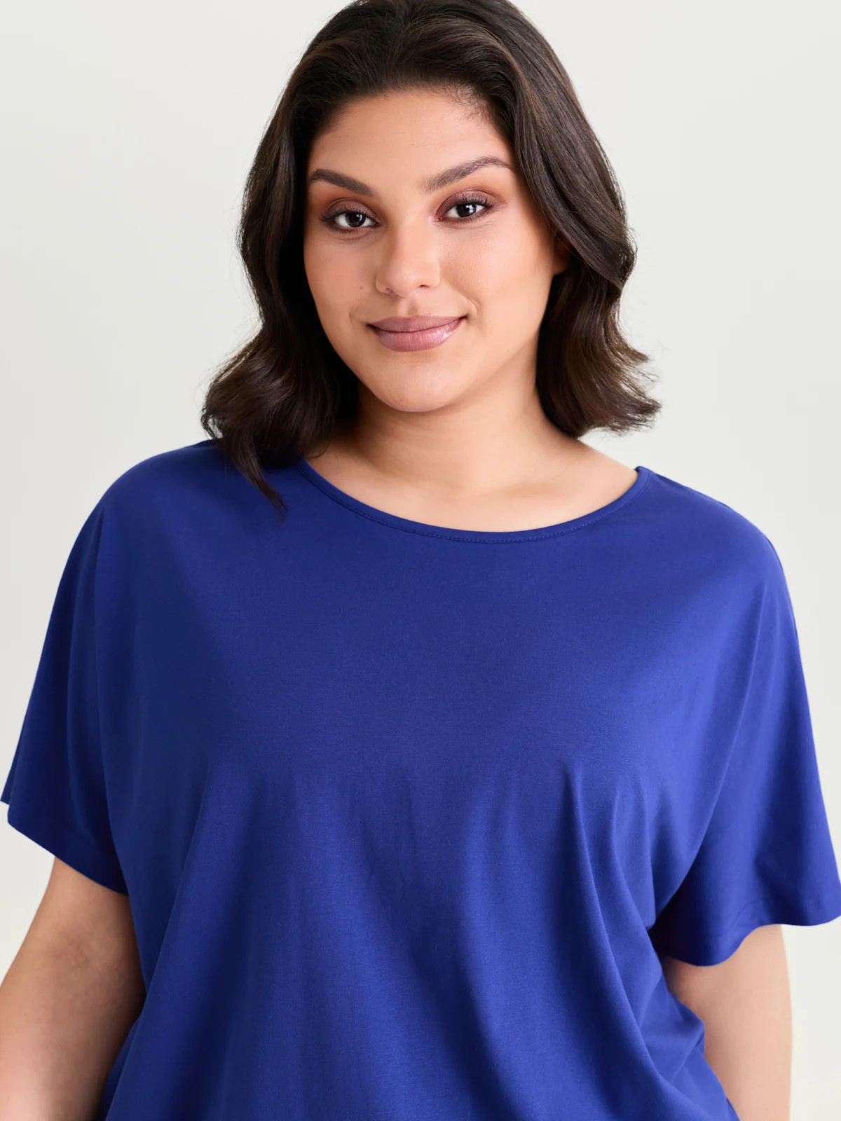Color Block Wavy Print T-Shirt | Bloomchic