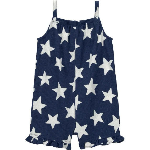 Carter's Child of Mine Baby and Toddler Girl Patriotic Americana Americana Romper, Sizes 12M-5T | Walmart (US)
