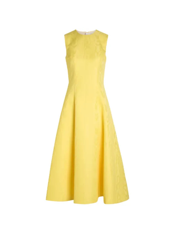 Mara moir\u00e9-effect midi dress | Farfetch Global