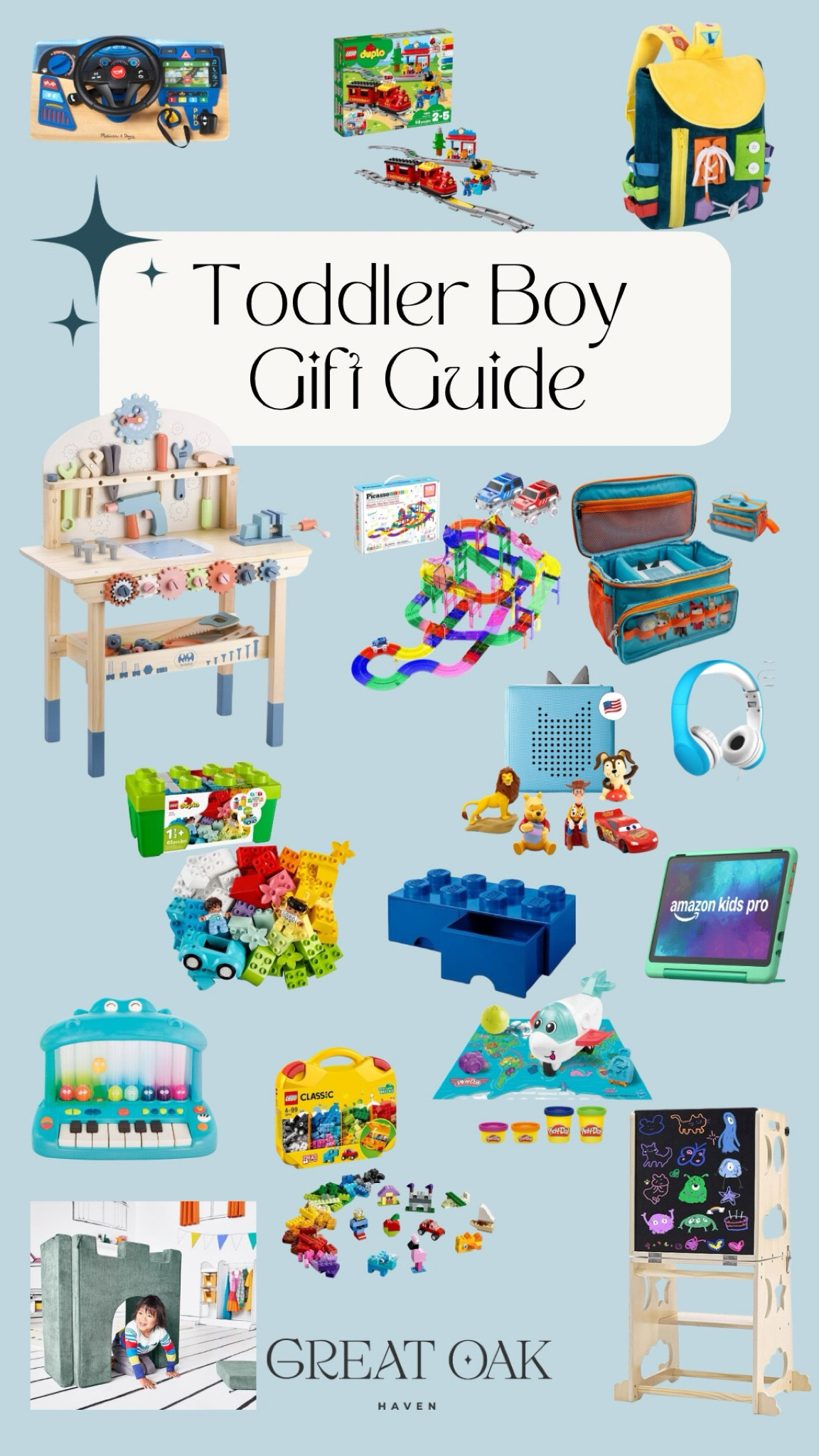 🎁 Holiday Gift Guide for the little boy or toddler in your life

🩵 Here are some of my little guy’s favs and some on the wish list! 

🎅✨🤩

#LTKGiftGuide #LTKKids #LTKHoliday