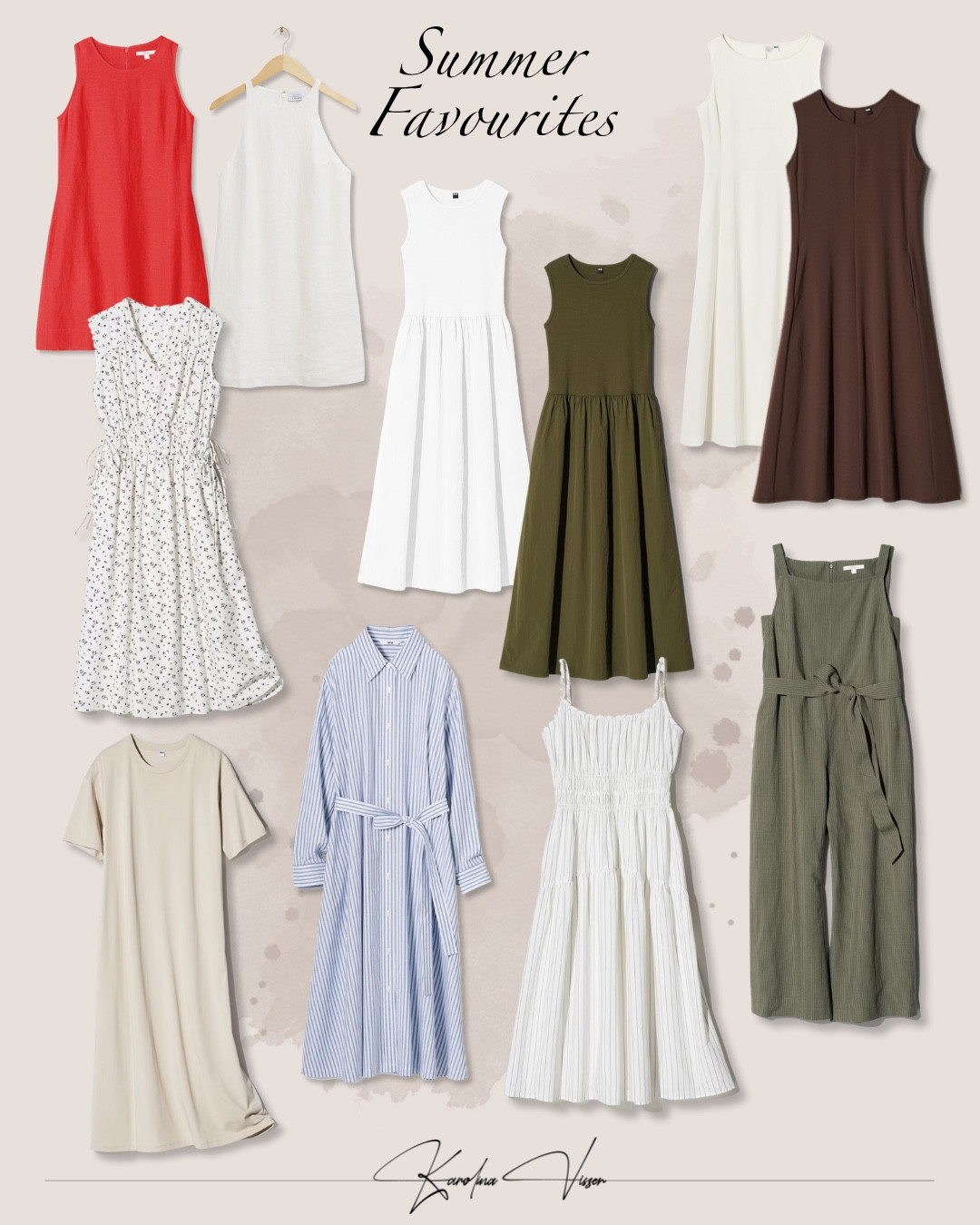 Summer Dresses & Jumpsuit 👗🏖️

Tags: white linen dress &otherstories red linen dress uniqlo beige t-shirt dress green striped jumpsuit blue striped shirt dress white striped dress white and green combined dress  off white and brown sleeveless dress patterned white dress summer outfit vacation outfit timeless style neutral style casualwear comfy chic casual style 

#LTKAroundTheWorld #LTKsummer #LTKstyletip