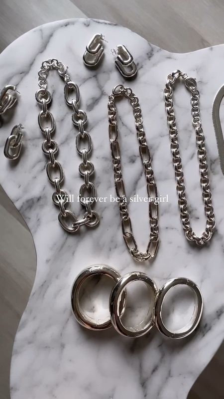 Prep your carts! 🛍️ One of my favorite fine jewelry brands is doing 20% off for Mother’s Day. Pre sale starts today, 4/5! Sale is live tomorrow, 4/6, for everybody! 

Chunky jewelry is in and so is silver! I’ve always been a silver girlie but love mix matching different metals. Sterling silver is a great affordable option to start your jewelry collection. Love these chunky pieces that make the best statement piece for any outfit  It’s easy as one and done or you can add on all the layers! Would make the best Mother’s Day gift 😉🎁

Chunky jewelry, silver jewelry, chain necklace, necklaces, earrings, bracelets, sale, Ring Concierge, Mother’s Day gift guide, gift ideas for her, The Stylizt 



#LTKFestival #LTKstyletip #LTKGiftGuide
