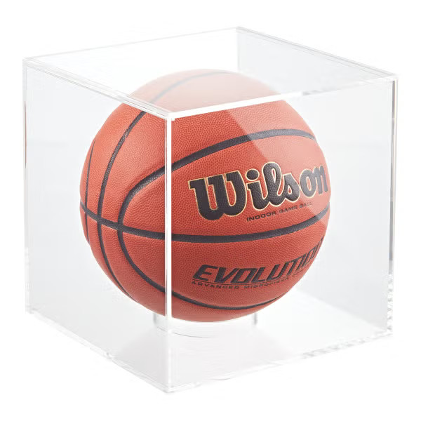 Luxe Acrylic Basketball Display Cube | The Container Store