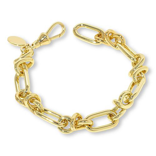 Heidi Daus Forever Fabulous Goldtone Chain Link Bracelet - Gold - Size Medium/Large | HSN