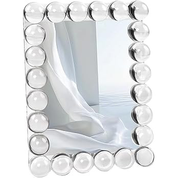 5x7 Clear Bubble Crystal Picture Frame,with 24 Clear Balls,Crystal Standing Photo Frame,Exquisite... | Amazon (US)