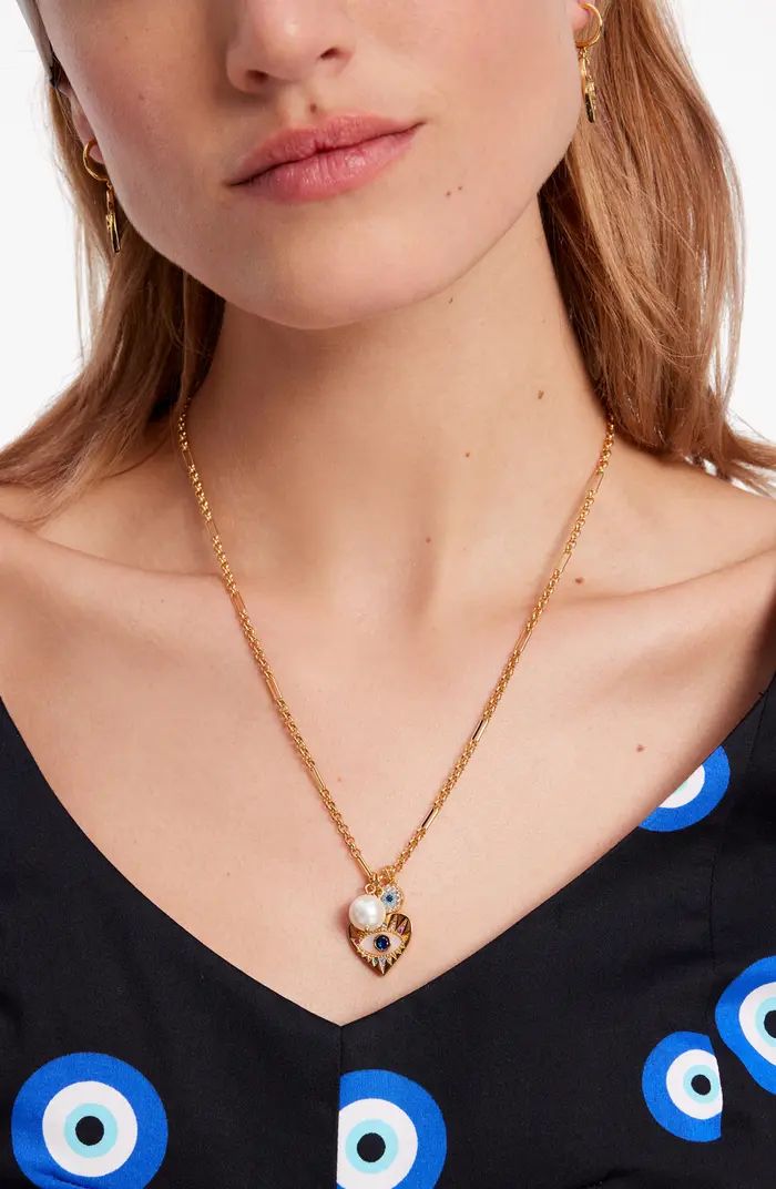 all seeing charm necklace | Nordstrom