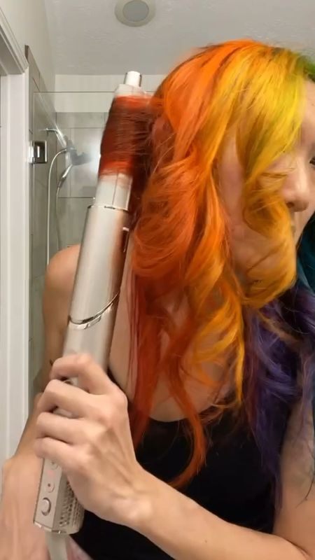 The shark flexstyle makes curling my rainbow hair soooo much easier! I wrap my hair up in a hair towel after washes and allow it to damp dry or blow dry with low heat if I’m in a hurry. Use some heat protectant!! Then, I pop on the curling barrels for curls. 

I love that all the shark flexstyle attachments all fit the dryer part of this one styler/hair dryer because the whole family can benefit from using it. (Diffuser for my little one’s curls, and the brush attachment is nice to have on hand too.)

#LTKstyletip #LTKbeauty #LTKFind