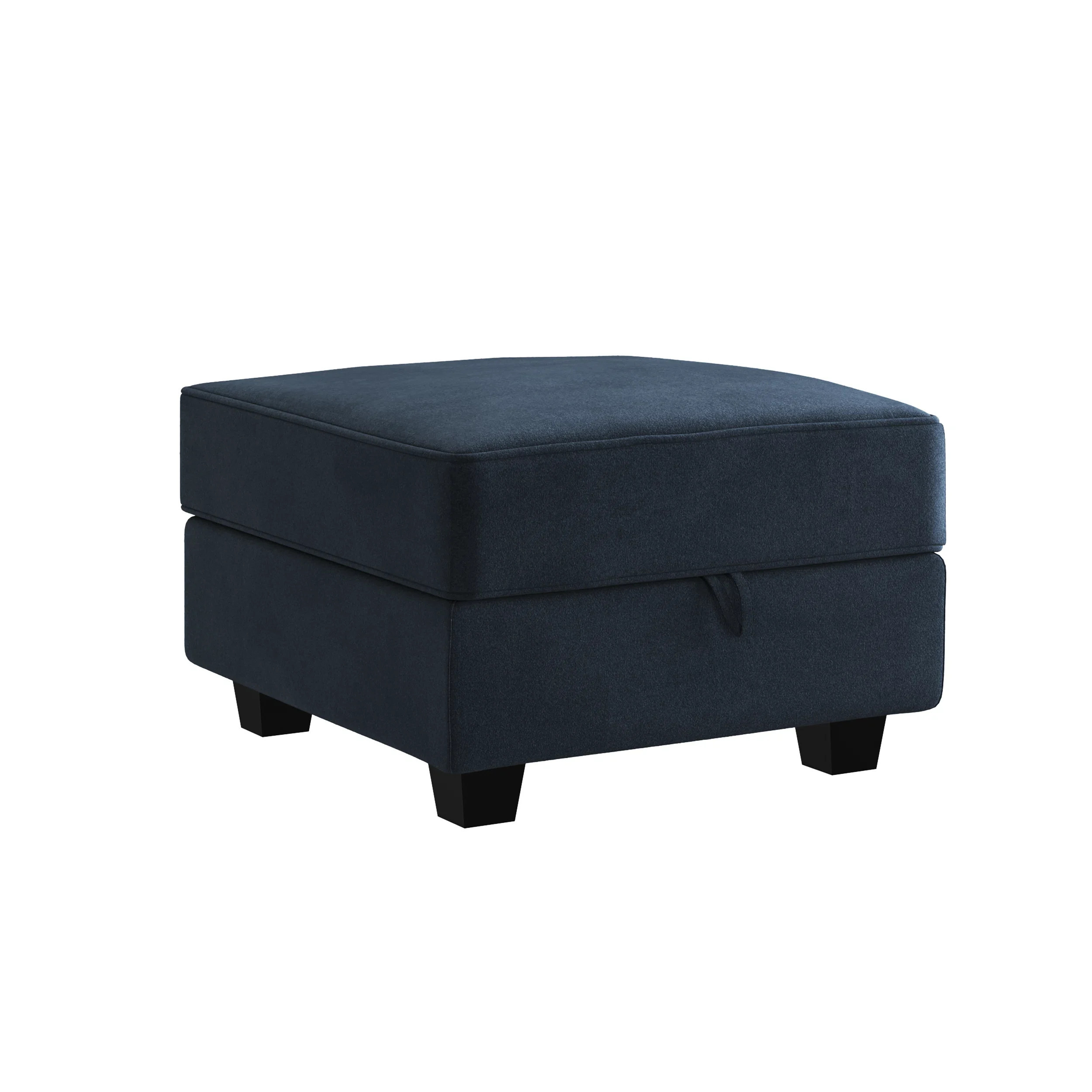 Ebern Designs Square Ottoman Module For Modular Sofa Blue & Reviews | Wayfair | Wayfair North America