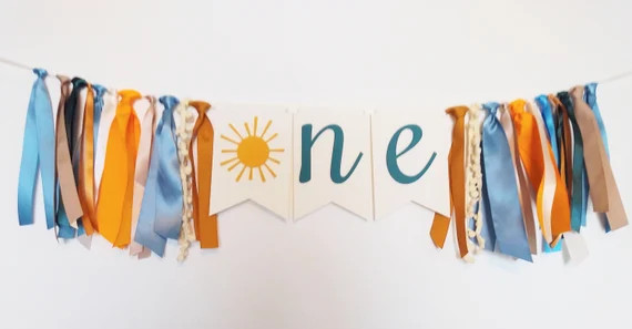 Boy Sunshine Banner First Trip Around the Sun Theme Sun High | Etsy | Etsy (US)