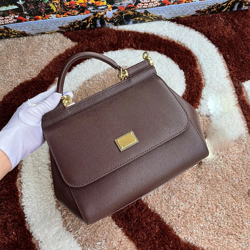 Designer bags Genuine Leather Medium Size tote Handbag fashion women purse Luxury Brand Genuine L... | DHGate